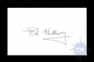 Autograph of Late Sir Edmund Percival Hillary of NewZealand mountainee philanthropist.