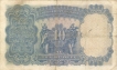 Rare Ten Rupee Bank Note of King George V of Signed by J W Kelly of 1933.