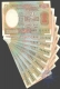 Two Rupees Bank Notes Set of Ten Notes of Fancy Number Series .