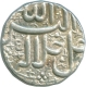 Silver Rupee Coin of Jalal Ud Din Muhammad Akbar of Ahmadabad Mint.