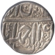 Silver Rupee Coin of Muhammad Akbar of Ahmadabad Mint.