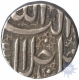 Silver Rupee Coin of Akbar of Ahmadabad Mint.