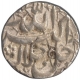 Silver Rupee Coin of Muhammad Akbar of Lahore Mint.