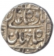 Silver Half Rupee Coin of  Muhammad Shah Jahan of Surat Mint.