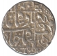 Silver Rupee Coin of  Muhammad Shah Jahan of Surat Mint.