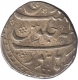 Silver Rupee Coin of Aurangzeb Alamgir of Burhanpur Mint.