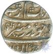 Silver Rupee Coin of  Aurangzeb Alamgir of Khambayat Mint.