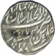 Silver Rupee Coin of Aurangzeb Alamgir of Shahjahanabad Mint.