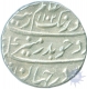 Silver Rupee Coin of Aurangzeb Alamgir of Surat Mint.