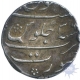 Silver Rupee Coin of Aurangzeb Alamgir of Surat Mint.