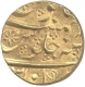 Gold Mohur Coin of Aurangazeb Alamgir of Khambayat Mint.