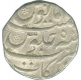 Silver Rupee Coin of Farrukhsiyar of Arcot Mint.