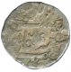 Silver Rupee Coin of Ahmad Shah Bahadur of  Akbarnagar Mint.