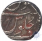 Silver Rupee Coin of Ahmad Shah Bahadur of Surat Mint.