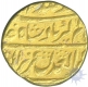 Gold Mohur Coin of Alamgir II of Shahajanabad Mint.