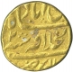 Gold Mohur Coin of Alamgir II of Shahajanabad Mint.