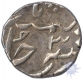 Silver Half Rupee Coin of  Imtya Ud Daula of Broach.