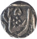 Silver Half Rupee Coin of Jayaji Rao of Gwalior.