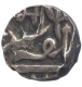 Silver Half Rupee Coin of Jayaji Rao of Gwalior.