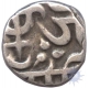 Silver Quarter Rupee Coin of Jayaji Rao of Gwalior.