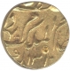 Gold Half Ashrafi Coin of Mir Mahbub Ali Khan of Hyderabad State.