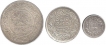 Set of Silver Coins of Khengarji III of Kutch State.