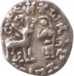 Silver Drachm Coin of Amoghabhuti of Kuninda Dynasty.