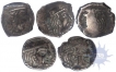 Silver Drachma Coins of Kumargupta of Gupta Dynasty.