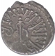 Silver Drachm Coin of Matraikas of Valabhi of Western Kshatrapa.