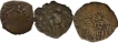 Copper Coins of Bahudhanayaka of Yadheyas Dynasty.