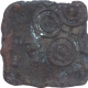 Copper Drachma of Sri Satkarani of Satavahana Nasik Region.