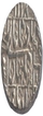 Silver Rupee Coin  of Shah Jahan of Surat Mint.