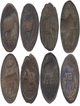 Copper Paisa Coins of Tipu Sultan of Mysore.