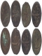 Copper Paisa Coins of Tipu Sultan of Mysore.