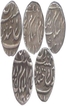 Silver Quarter Rupee Coins of Mir Mahub Ali Khan of Hyderabad state.