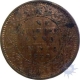 Copper Quarter Anna Coin of Victoria  Empress of Calcutta Mint of  1880.