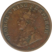 Bronze  Quarter Anna Coin of King George V of Calcutta Mint of 1916.