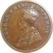 Bronze  Quarter Anna Coin of King George V of Calcutta Mint of 1916.