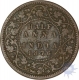 Copper Half Anna Coin of Victoria Empress of Calcutta Mint of 1876.