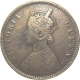 Copper Half  Anna Coin of Victoria Queen of Calcutta Mint of  1876.