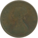 Copper Half Anna Coin of  Victoria  Queen of Bombay Mint of 1877,