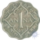 Cupro Nickel One  Anna Coin of  King George VI of  Bombay Mint of 1939.