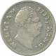 Silver Quarter Rupee Coin of King William III of  Calcutta Mint of 1835.