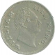 Silver Quarter Rupee Coin of King William IIII of  Calcutta Mint of 1835.