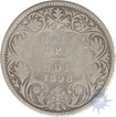 Silver Half  Rupee Coin of  Victoria Empress of 1898.