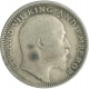 Silver Half  Rupee Coin of King Edward VII of Calcutta Mint of 1907.