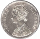 Silver One  Rupee Coin of Victoria Empress of  Bombay Mint of 1885.