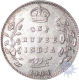 Silver One Rupee Coin of King Edward VII of  Bombay Mint of 1904.