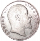 Silver One Rupee Coin of King Edward VII of  Bombay Mint of 1904.