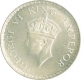 Silver One Rupee Coin of King George VI of Calcutta Mint of 1938.